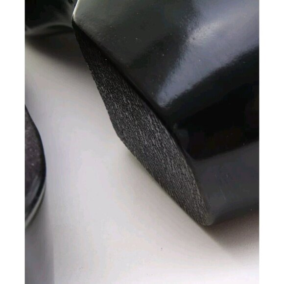 NWOB Clarks Bendables Slip On Slides Comfort Leather Black Mules Women's Sz 9 - Picture 13 of 13